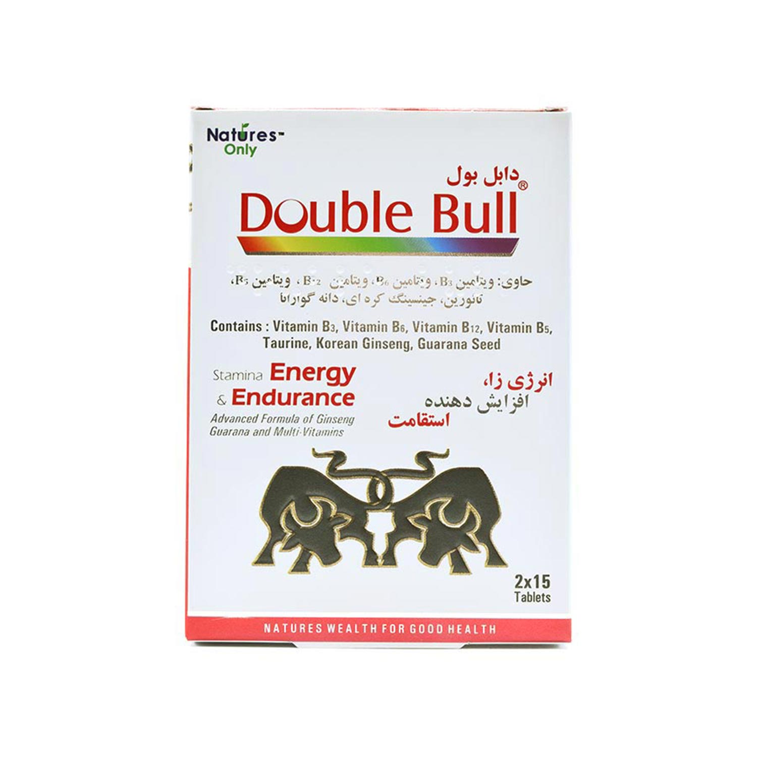 قرص انرژی زا Double Bull برند نیچرز اونلی 