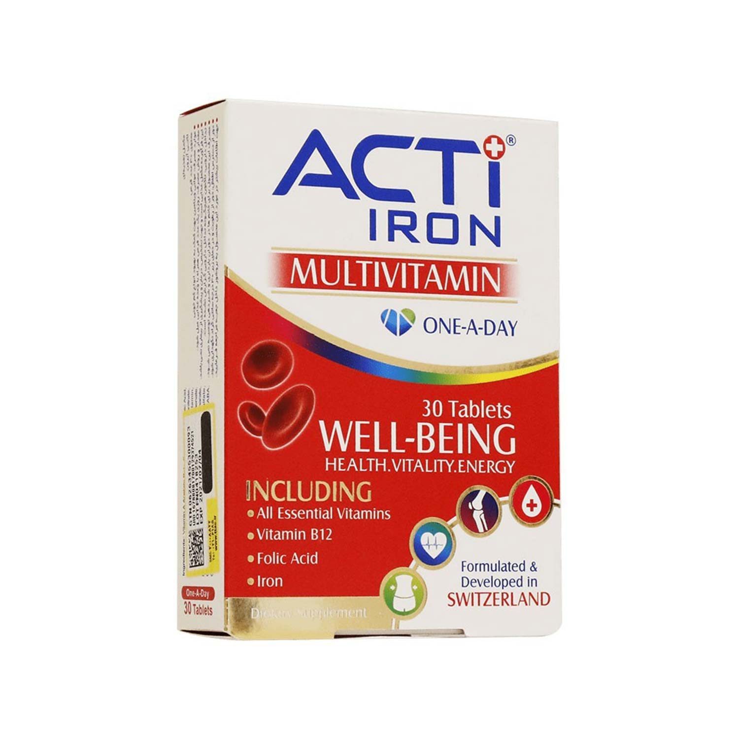 قرص اکتی آیرون (Acti Iron) برند لیبرتی سوییس