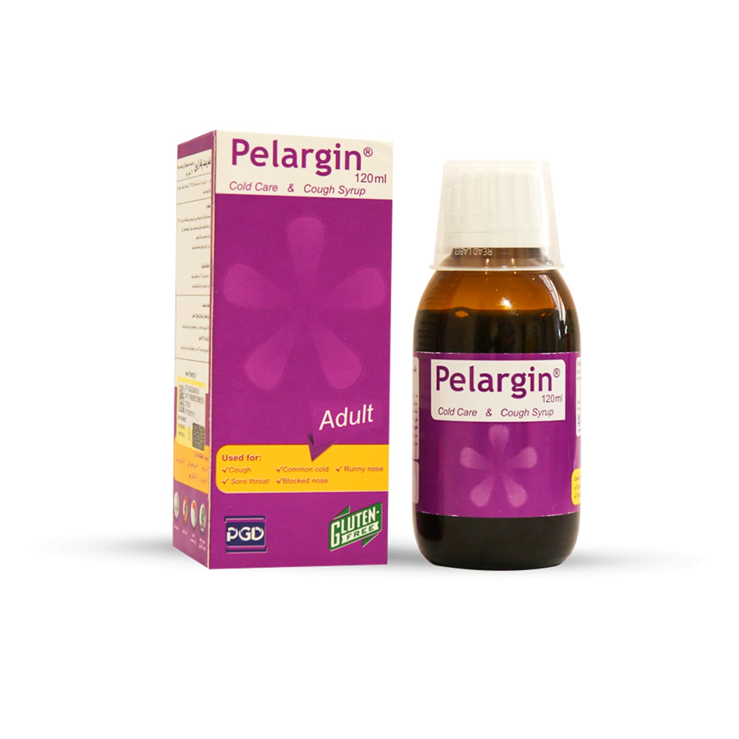 شربت پلارژین (Pelargin) بزرگسالان پارس گیتا دارو