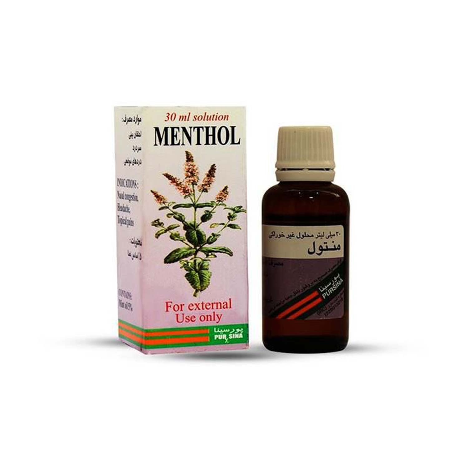 محلول غیرخوراکی سرماخوردگی منتول (Menthol) پورسینا
